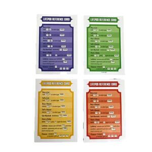 The Game of Life Twists & Turns 4 LIFEPod Reference Cards 2007 Replacement